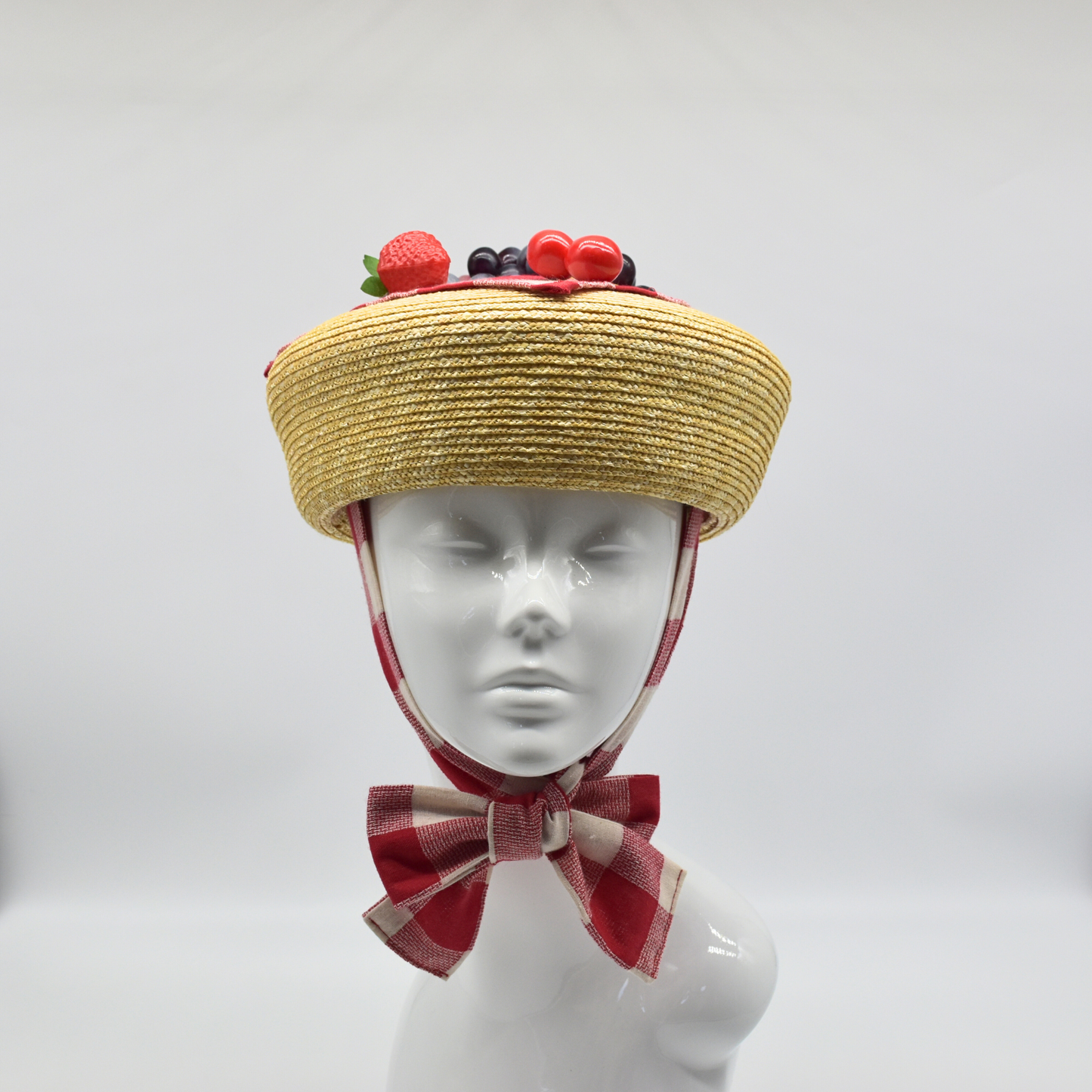 Picnic Straw Beret Hat for Women