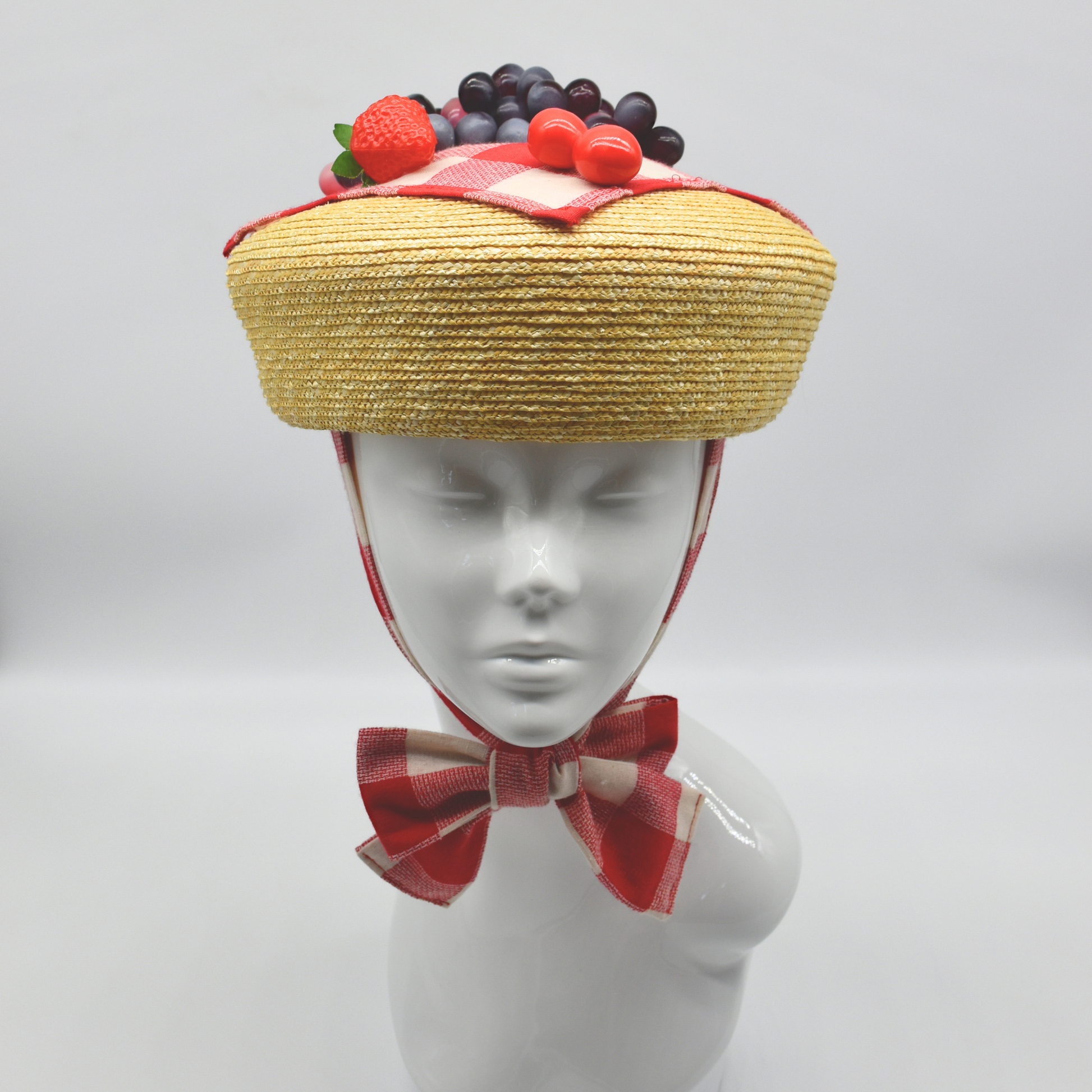 Picnic Straw Beret Hat for Women