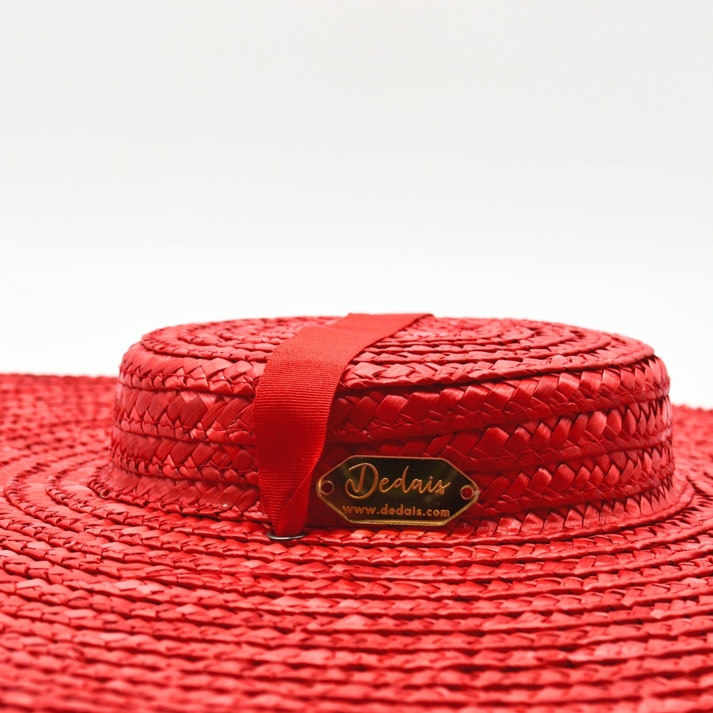 Summer Hat for Women / Red Straw Hat