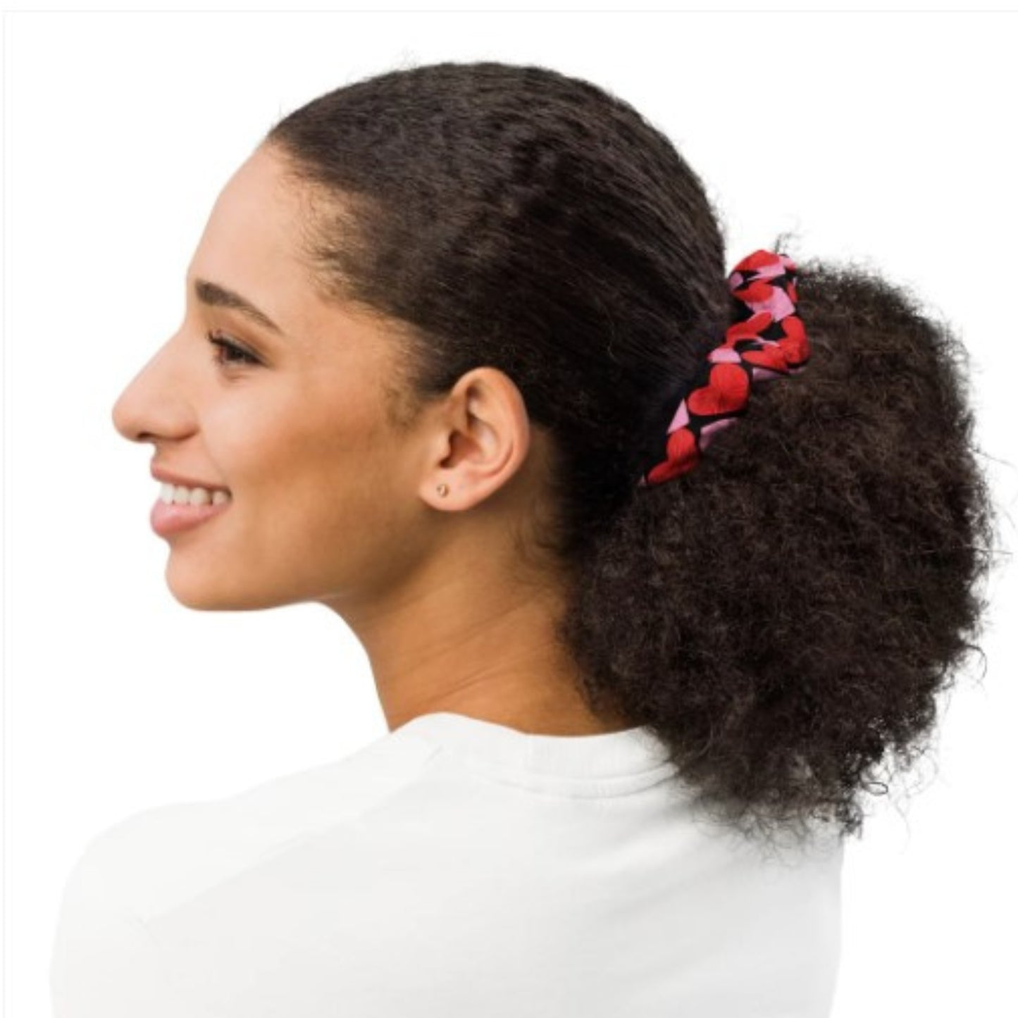 Self Love Hearts Scrunchie