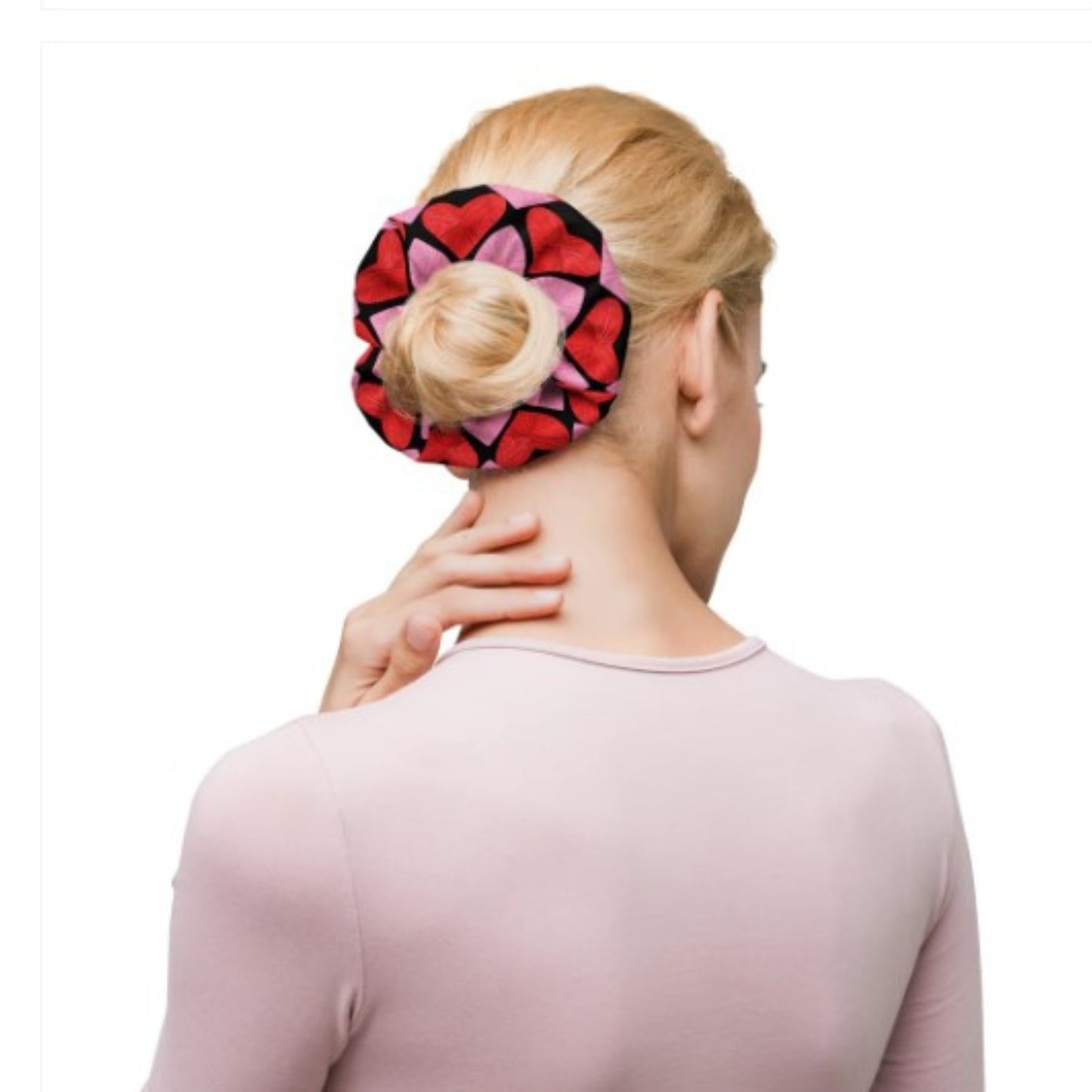 Self Love Hearts Scrunchie
