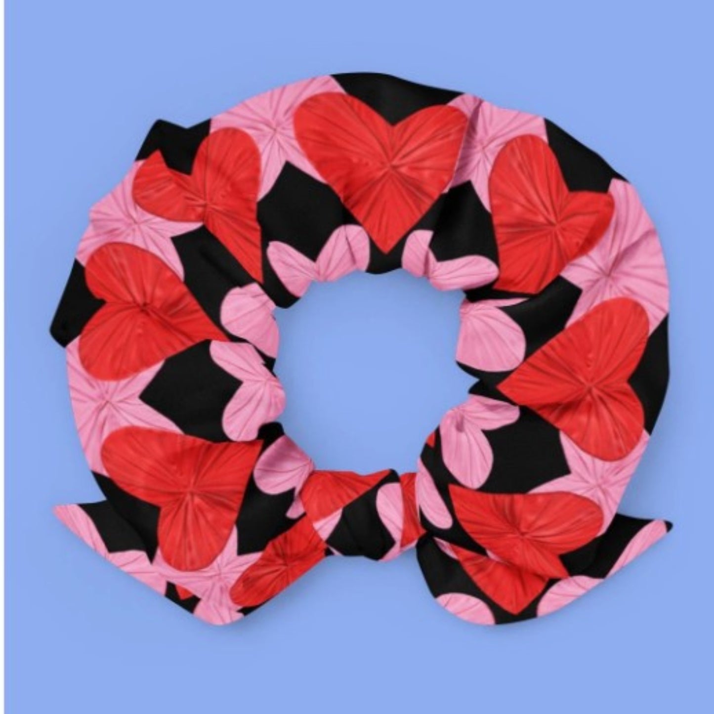 Self Love Hearts Scrunchie