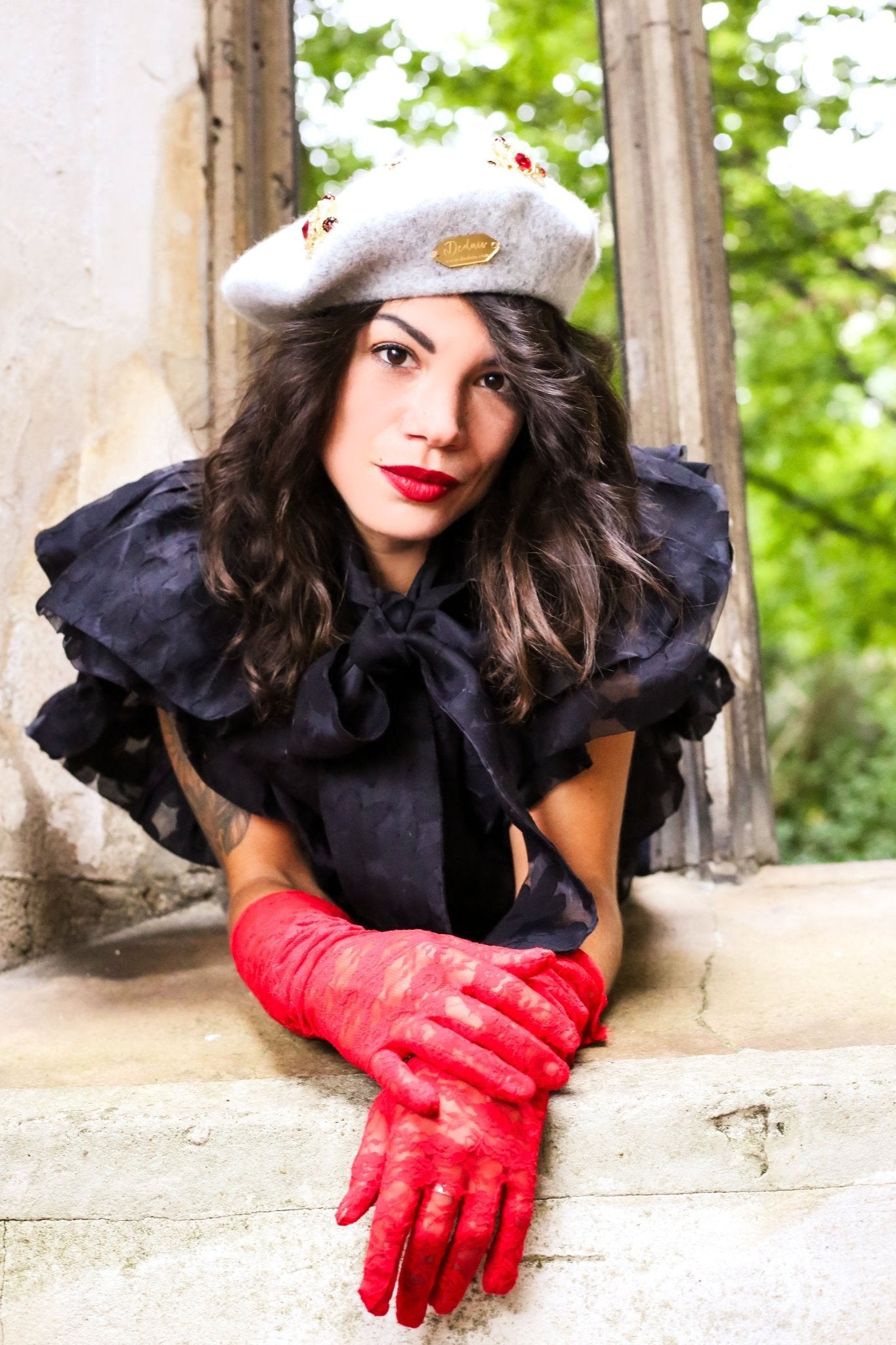 Baroque winter ladies hats - Dedais Slow Fashion