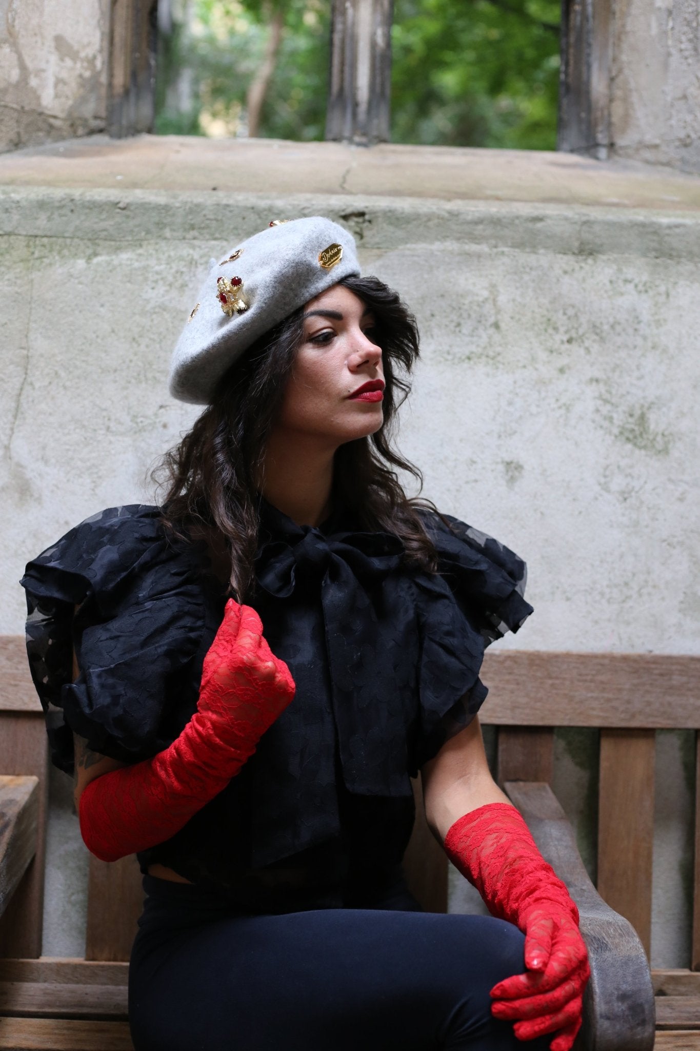 Baroque winter ladies hats - Dedais Slow Fashion