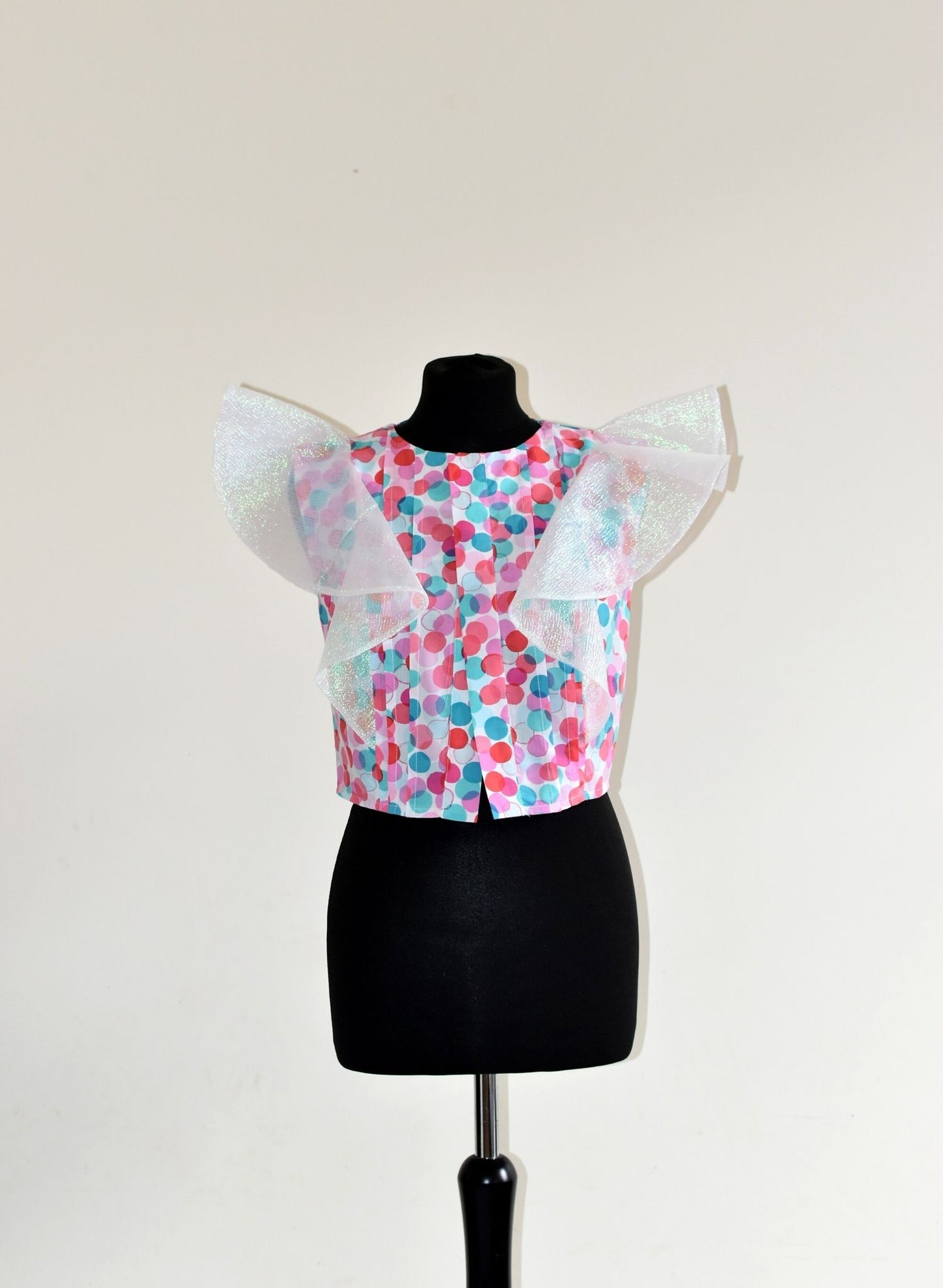 Ruffle Cropped Top For Women