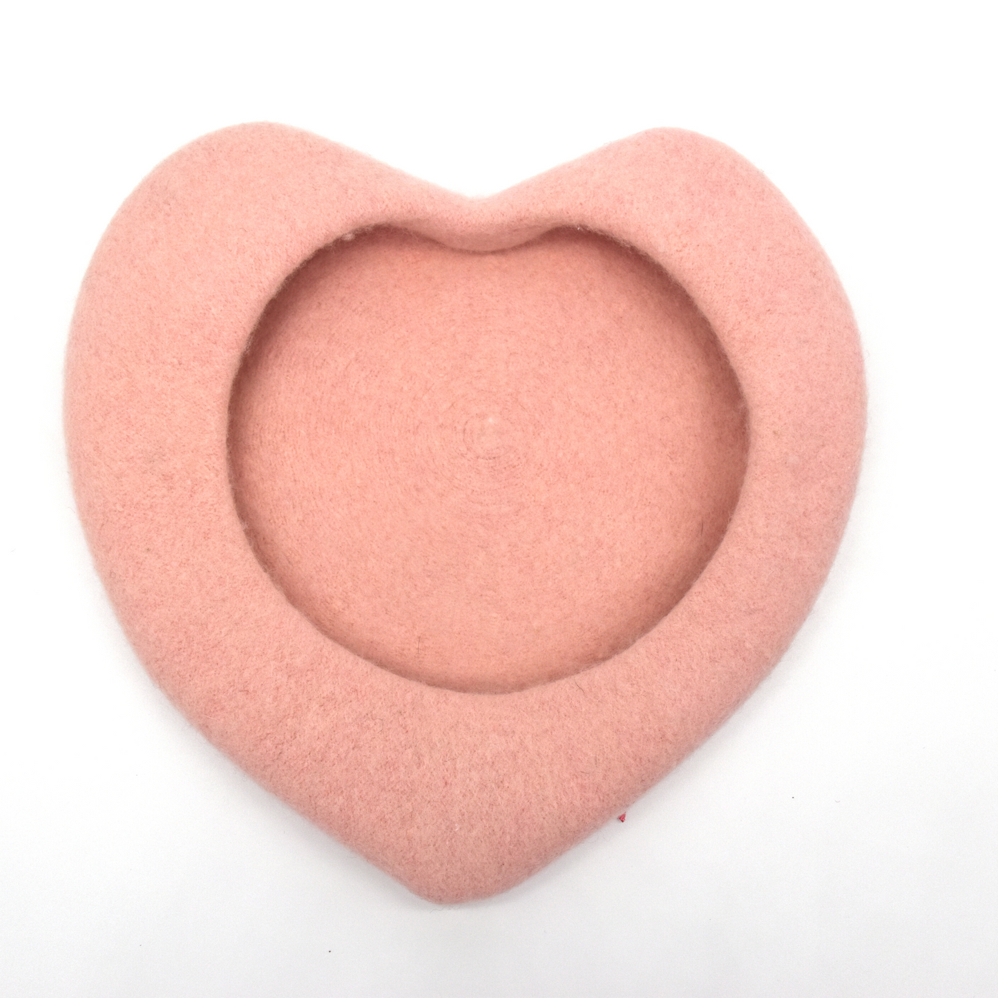 Pink Bow Heart Beret
