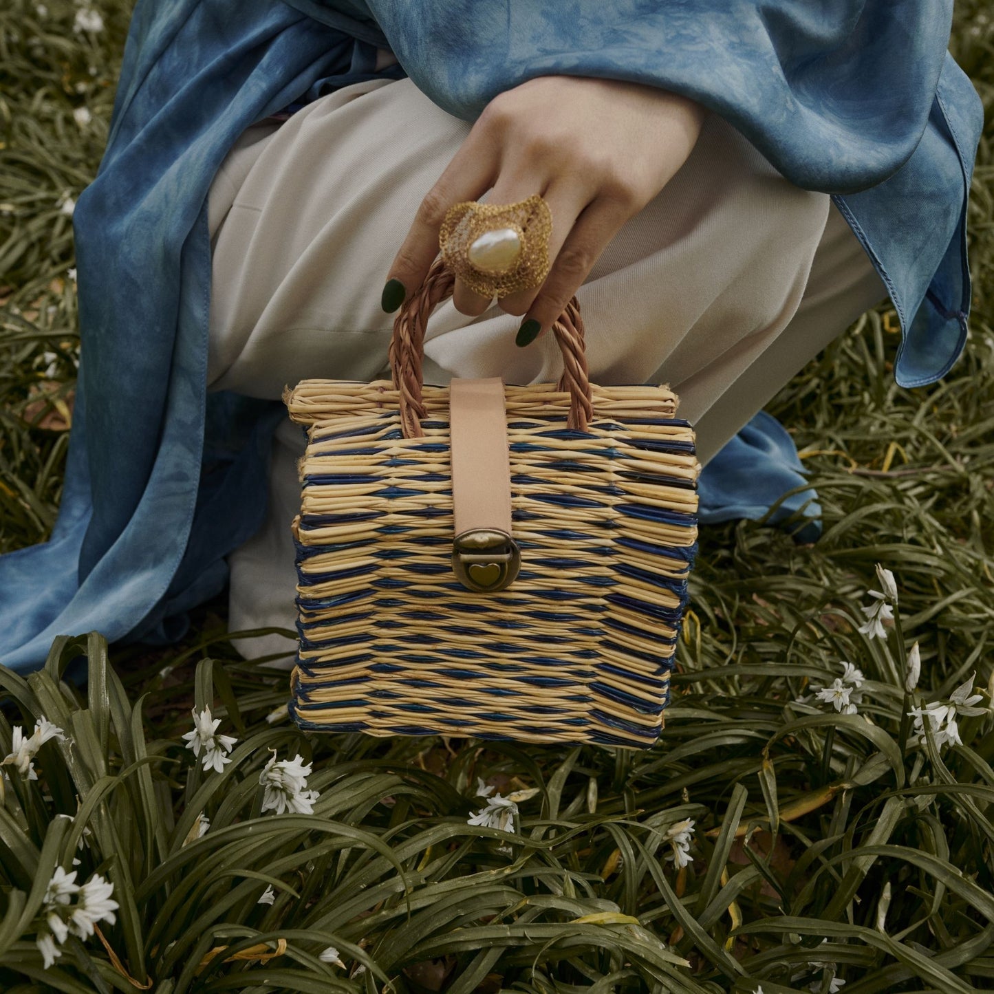 Noa Handmade Handbag Organic Reed