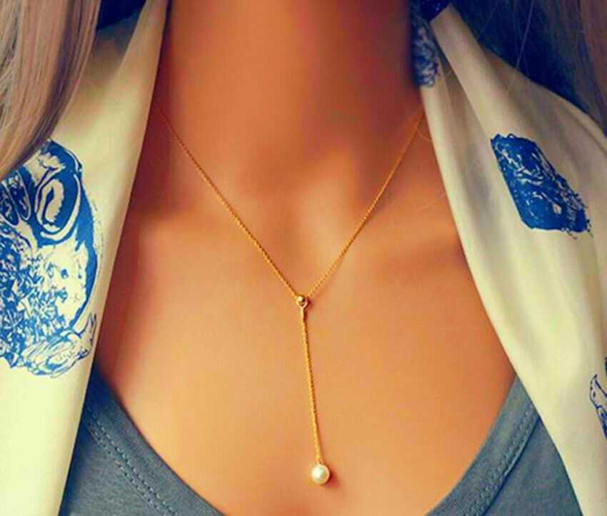 Pearl Necklace Sterling Silver