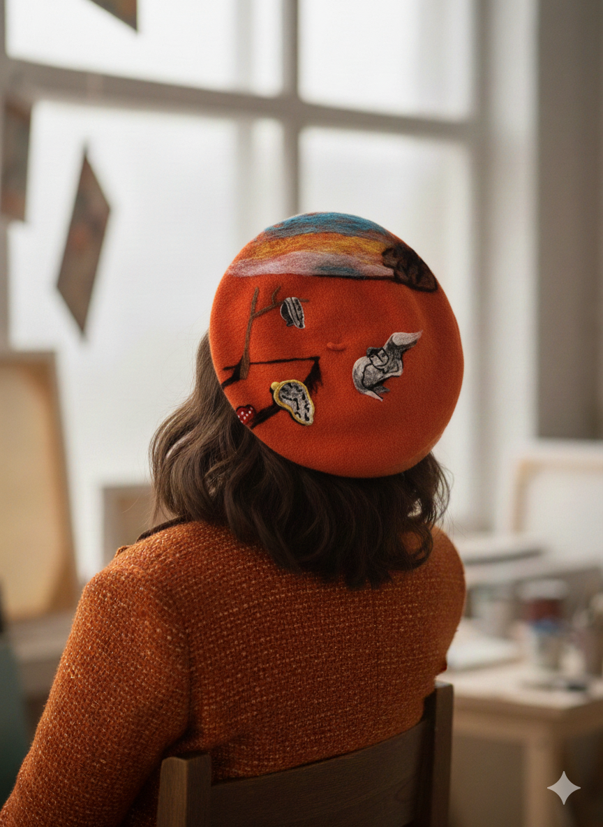 Salvador Dali Beret Hat