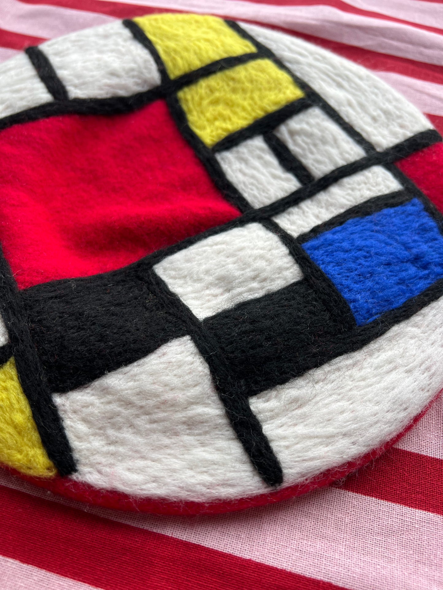 Piet Mondrian Beret Hat