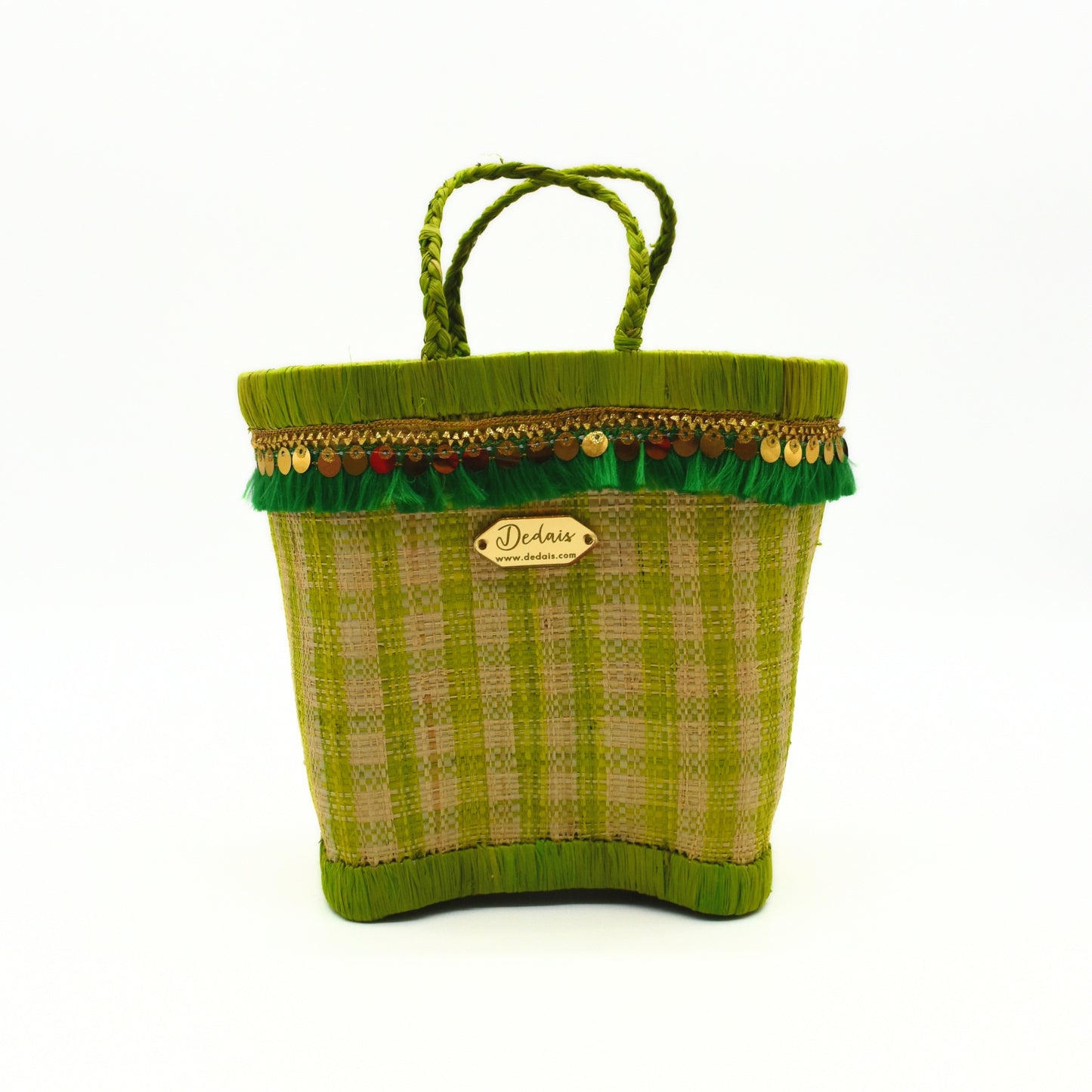 Summer Bag / Straw Bag Green