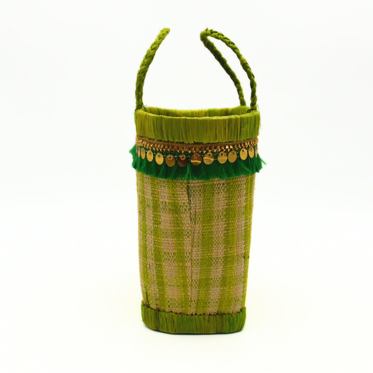 Summer Bag / Straw Bag Green