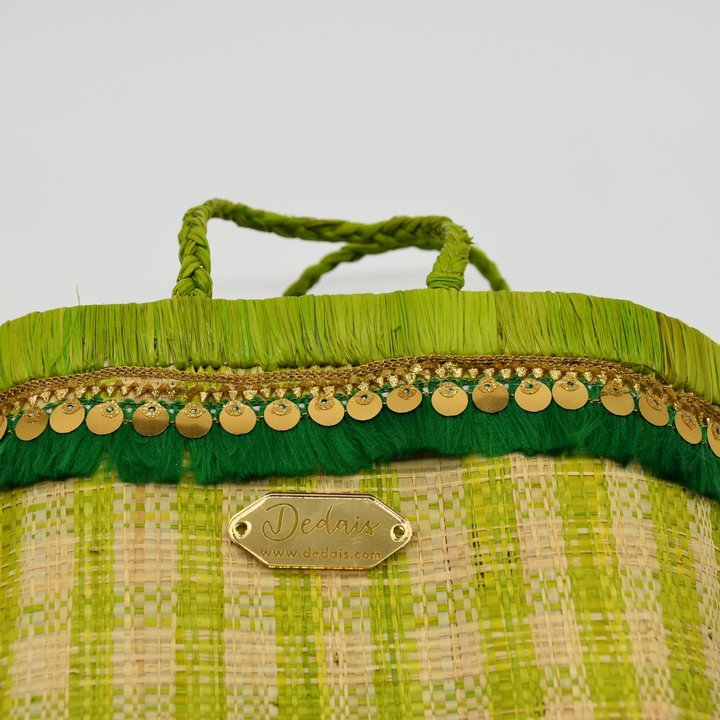 Summer Bag / Straw Bag Green