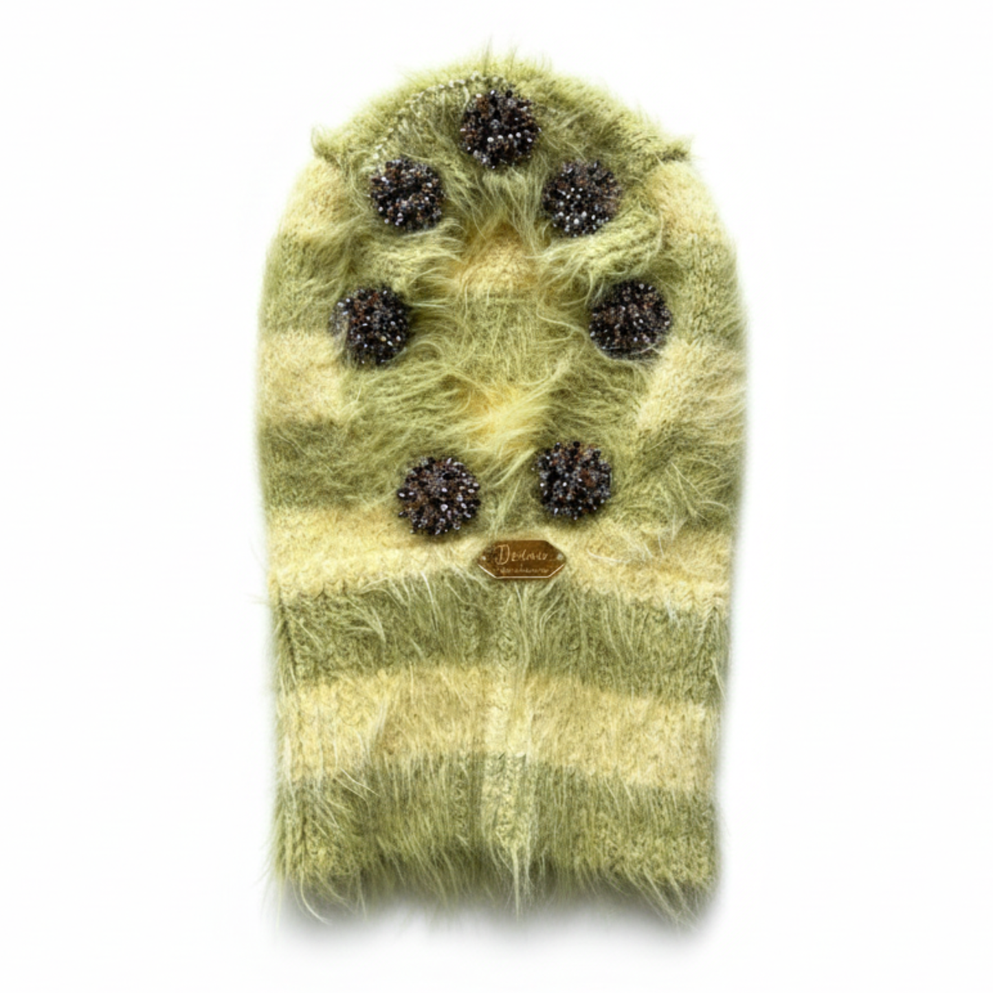 Mohair Green Balaclava