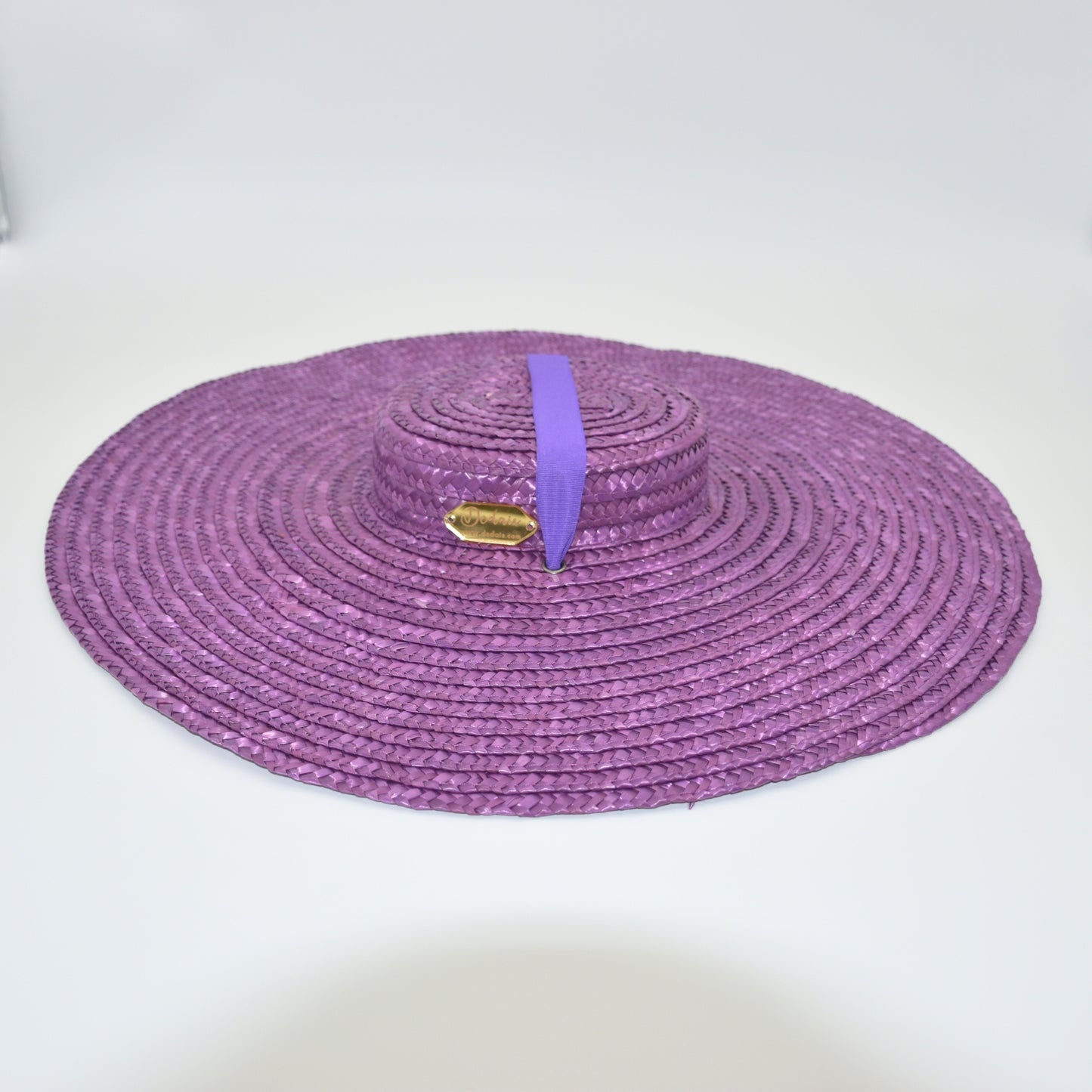 Summer Hat for Women / Purple Straw Hat