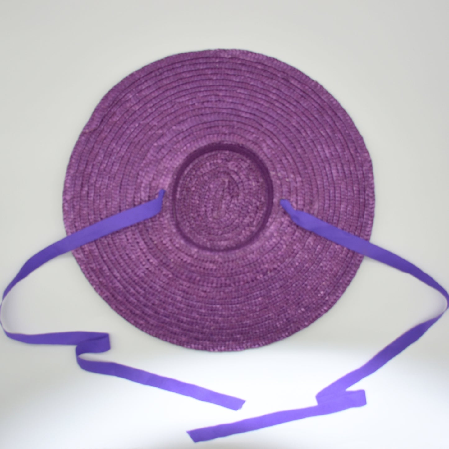 Summer Hat for Women / Purple Straw Hat