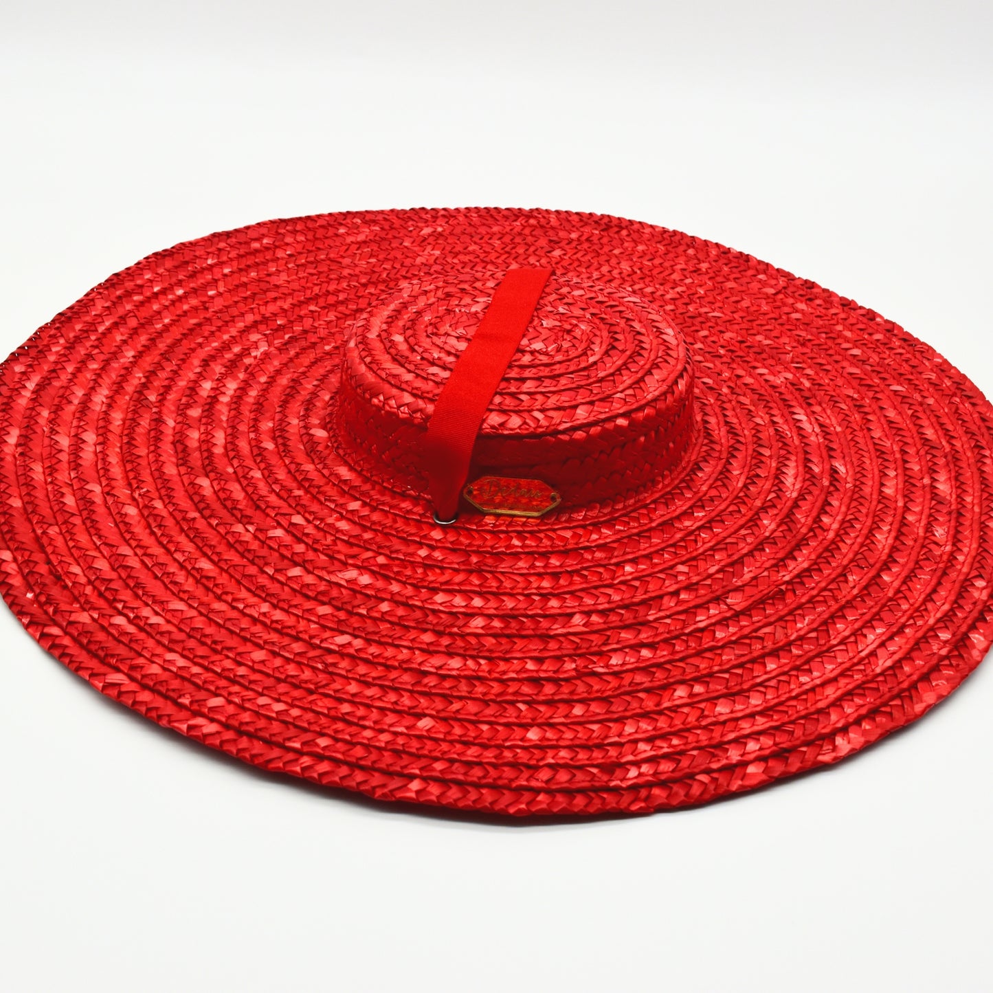 Summer Hat for Women / Red Straw Hat