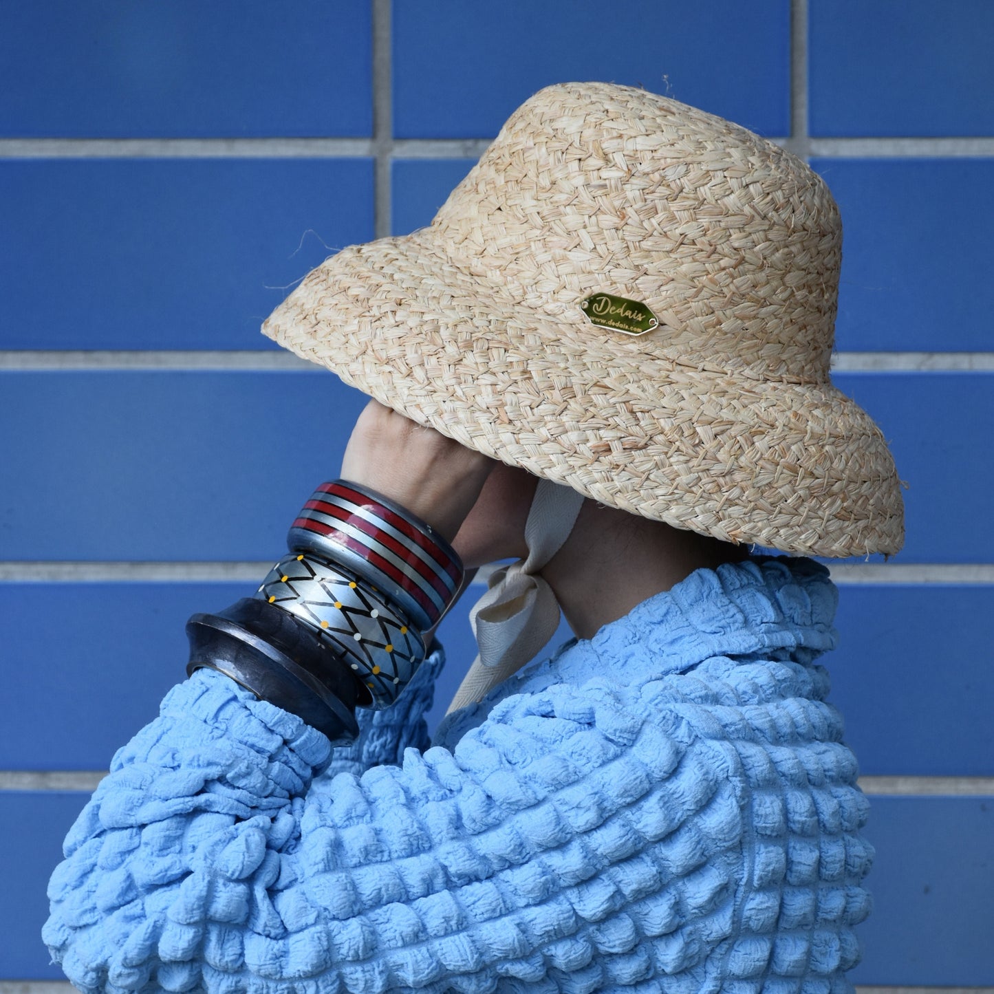 Summer Hat for Women / Straw Bucket Hat