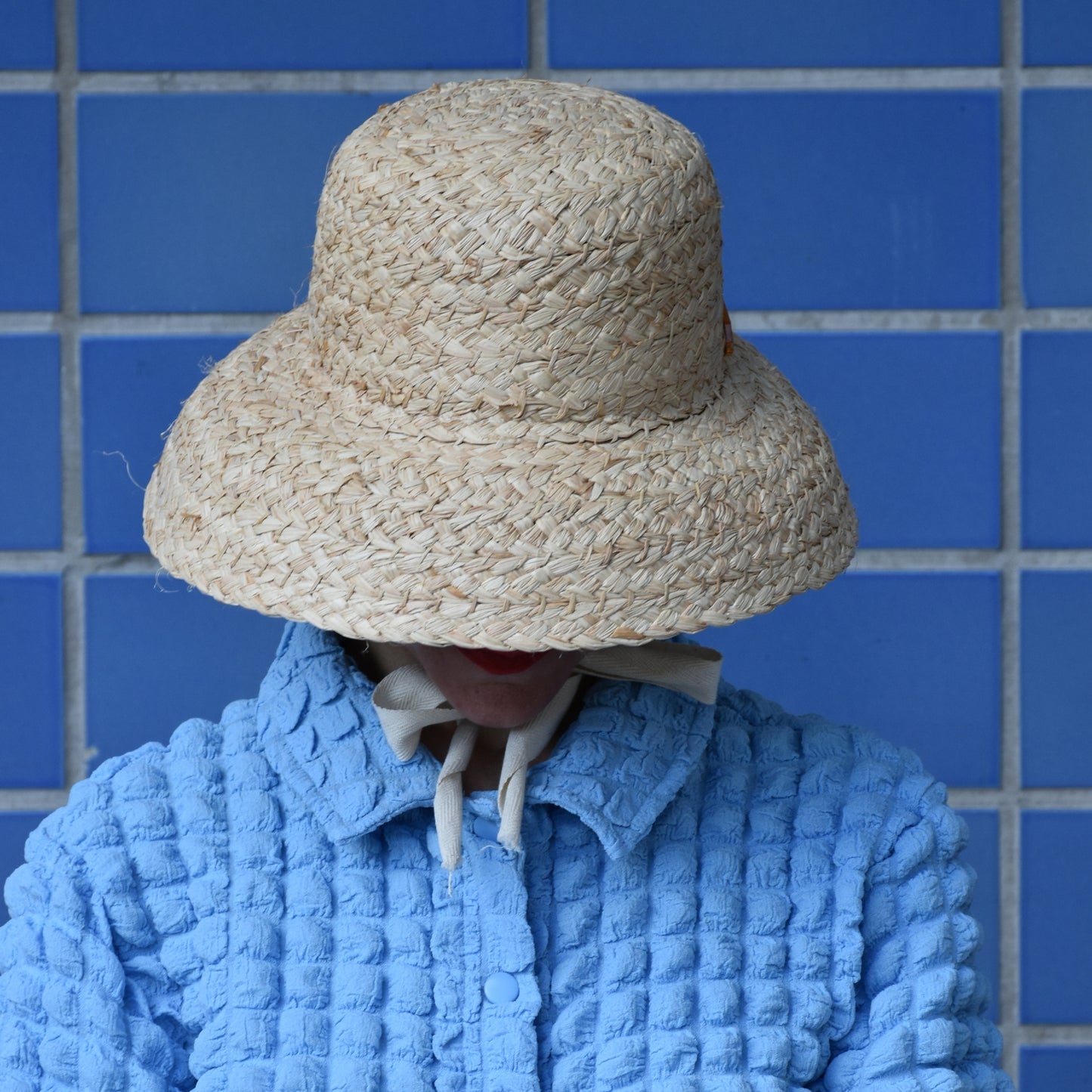 Summer Hat for Women / Straw Bucket Hat