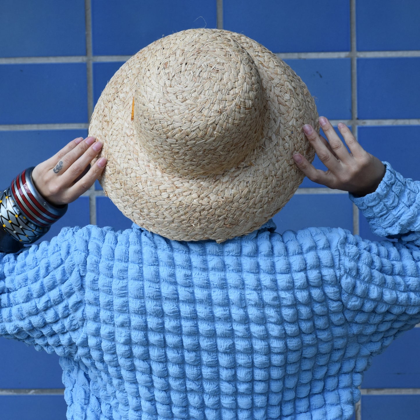 Summer Hat for Women / Straw Bucket Hat