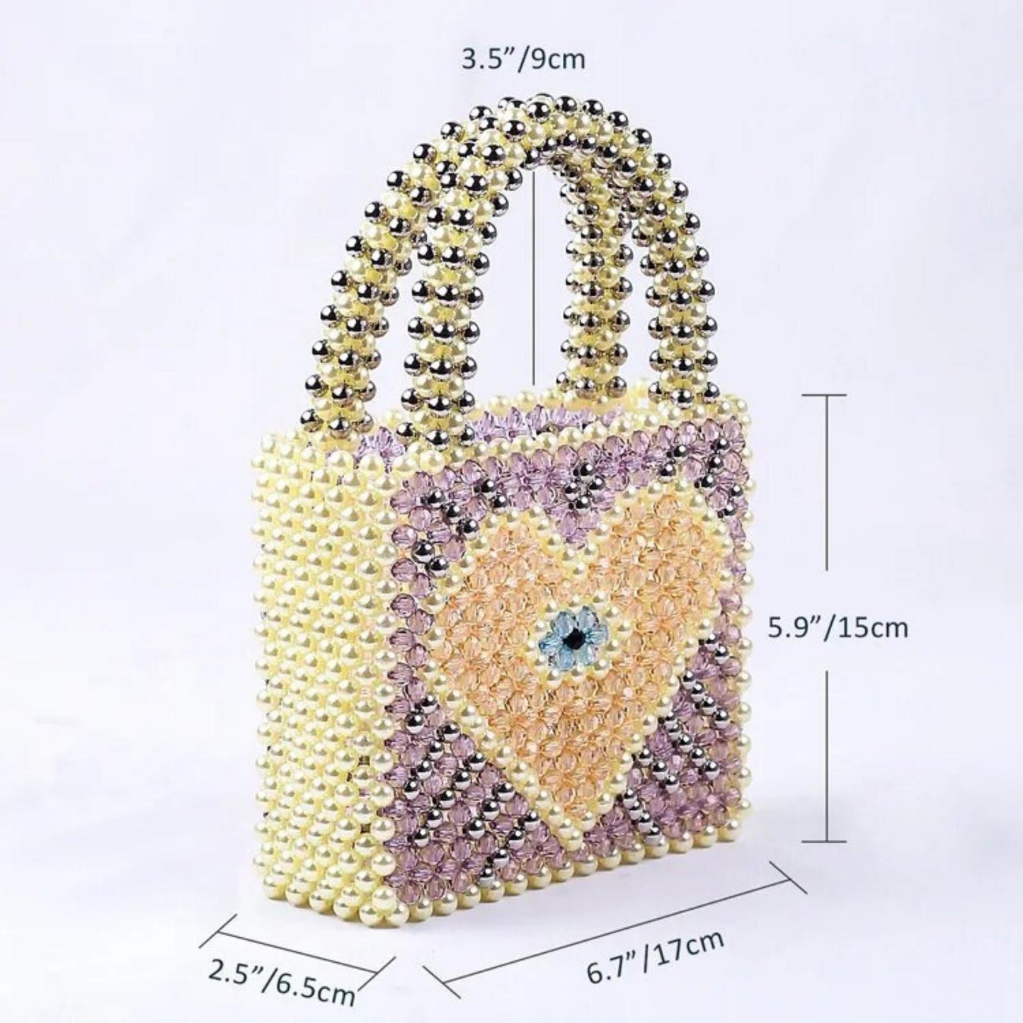 Beaded Pearls Mini Bag - Dedais Slow Fashion