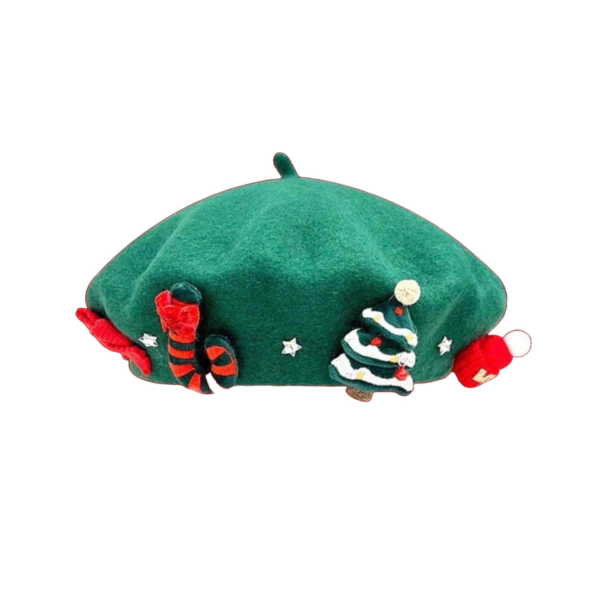 Christmas Beret Hat - Dedais Slow Fashion