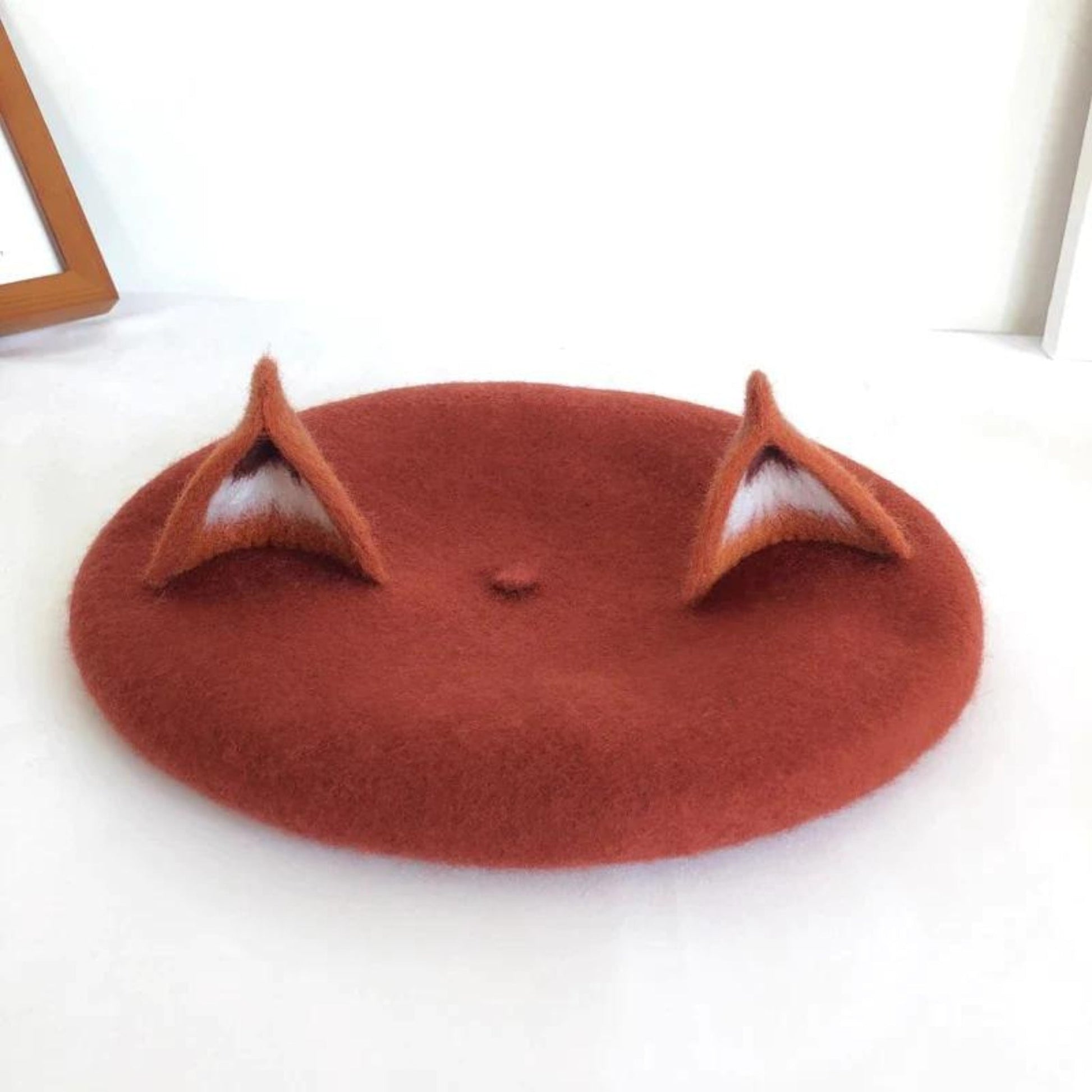 Little Fox Beret Hat - Dedais Slow Fashion