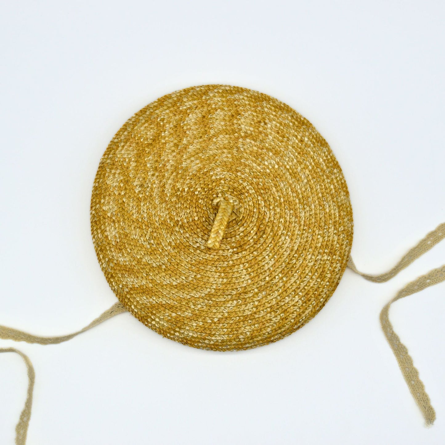 Mini Straw Summer Beret Hat - Dedais Slow Fashion