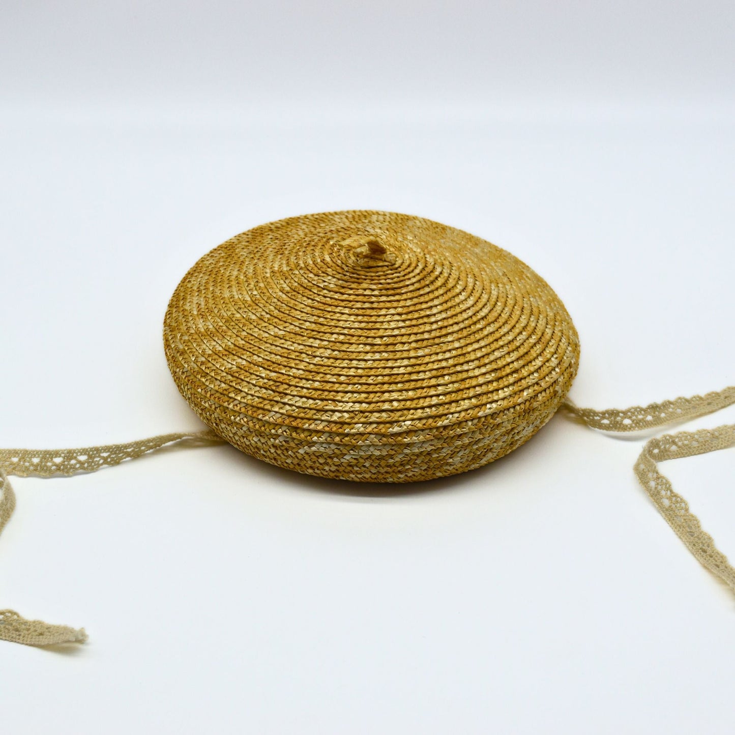 Mini Straw Summer Beret Hat - Dedais Slow Fashion