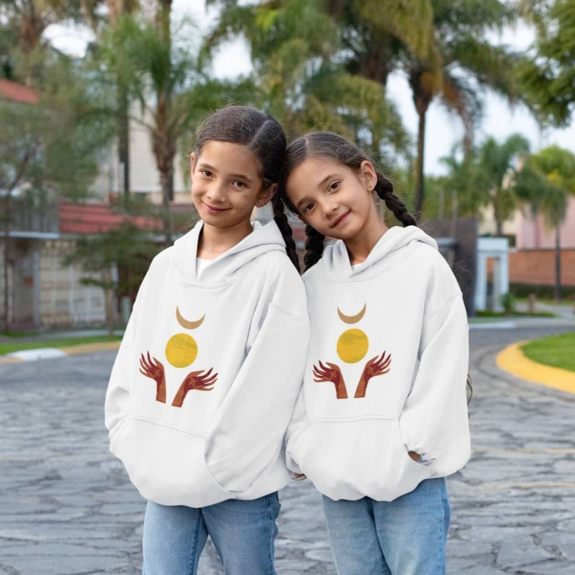 Organic Cotton Hoodie Kids Natural - Dedais Slow Fashion