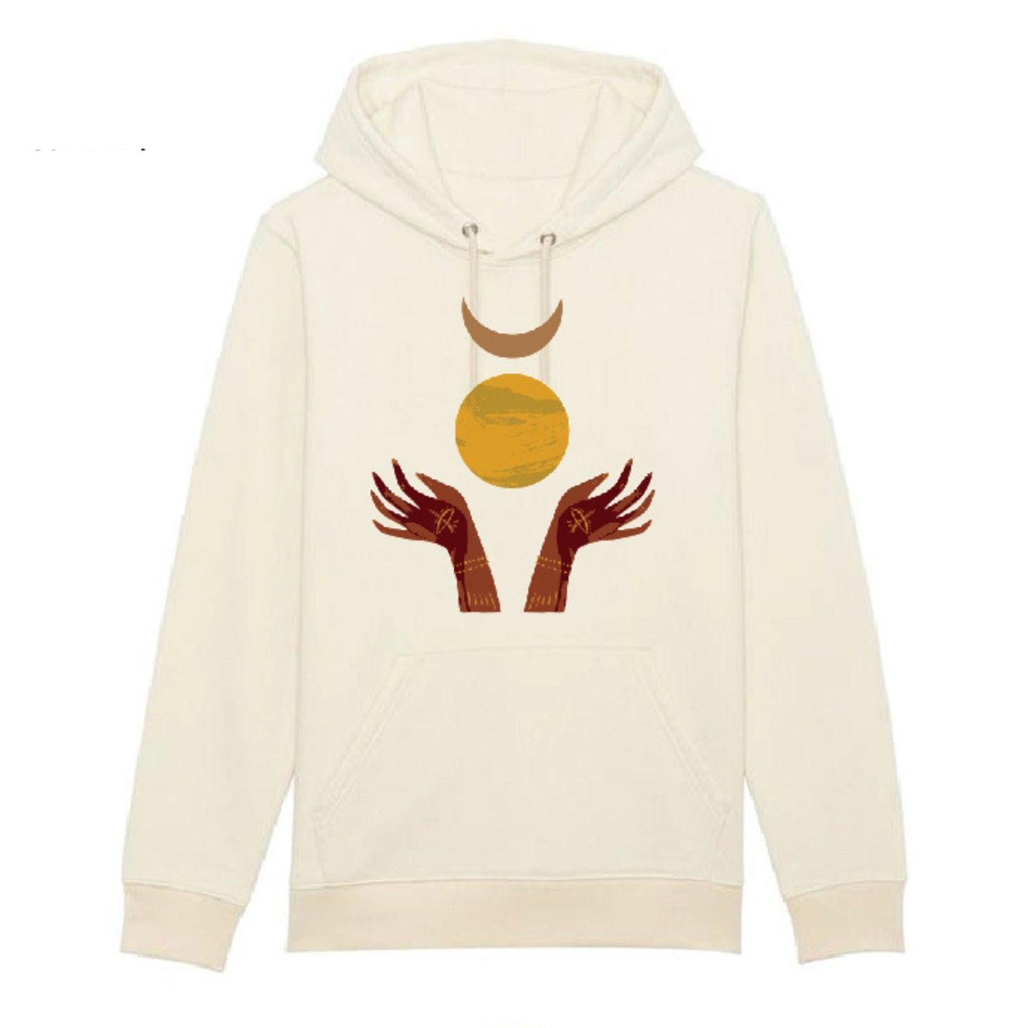 Organic Cotton Hoodie Natural - Dedais Slow Fashion