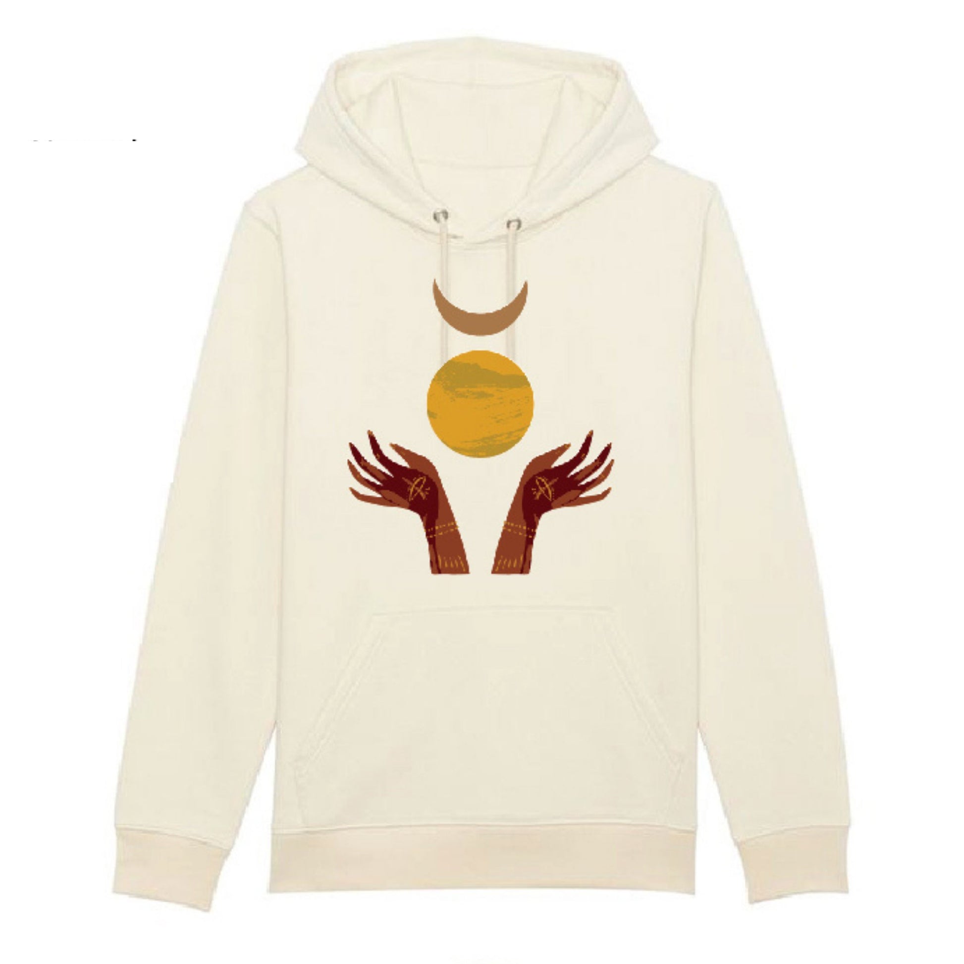 Organic Cotton Hoodie Natural - Dedais Slow Fashion