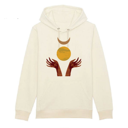 Organic Cotton Hoodie Natural - Dedais Slow Fashion