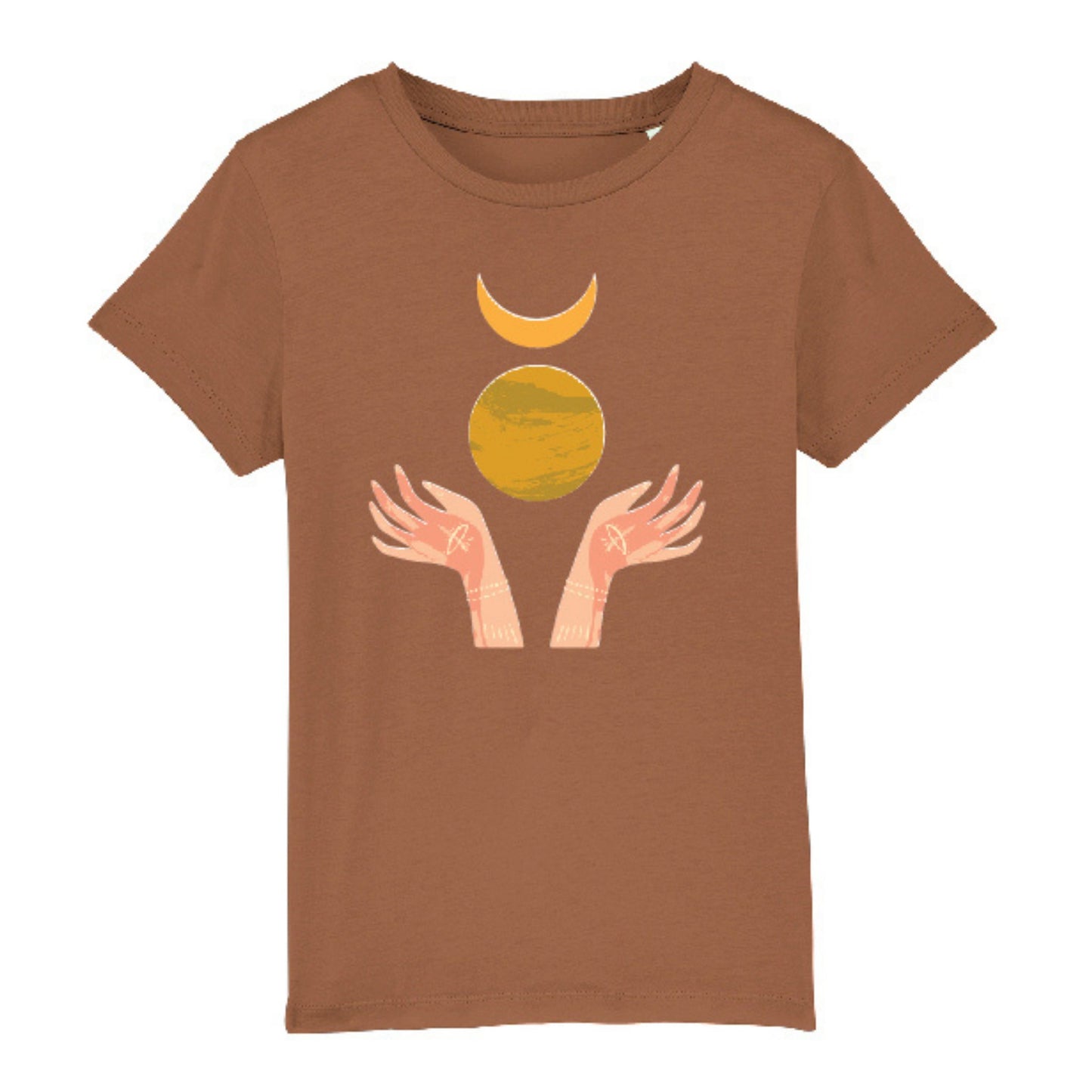 Organic Cotton T-shirt (Chocolate) - Dedais Slow Fashion