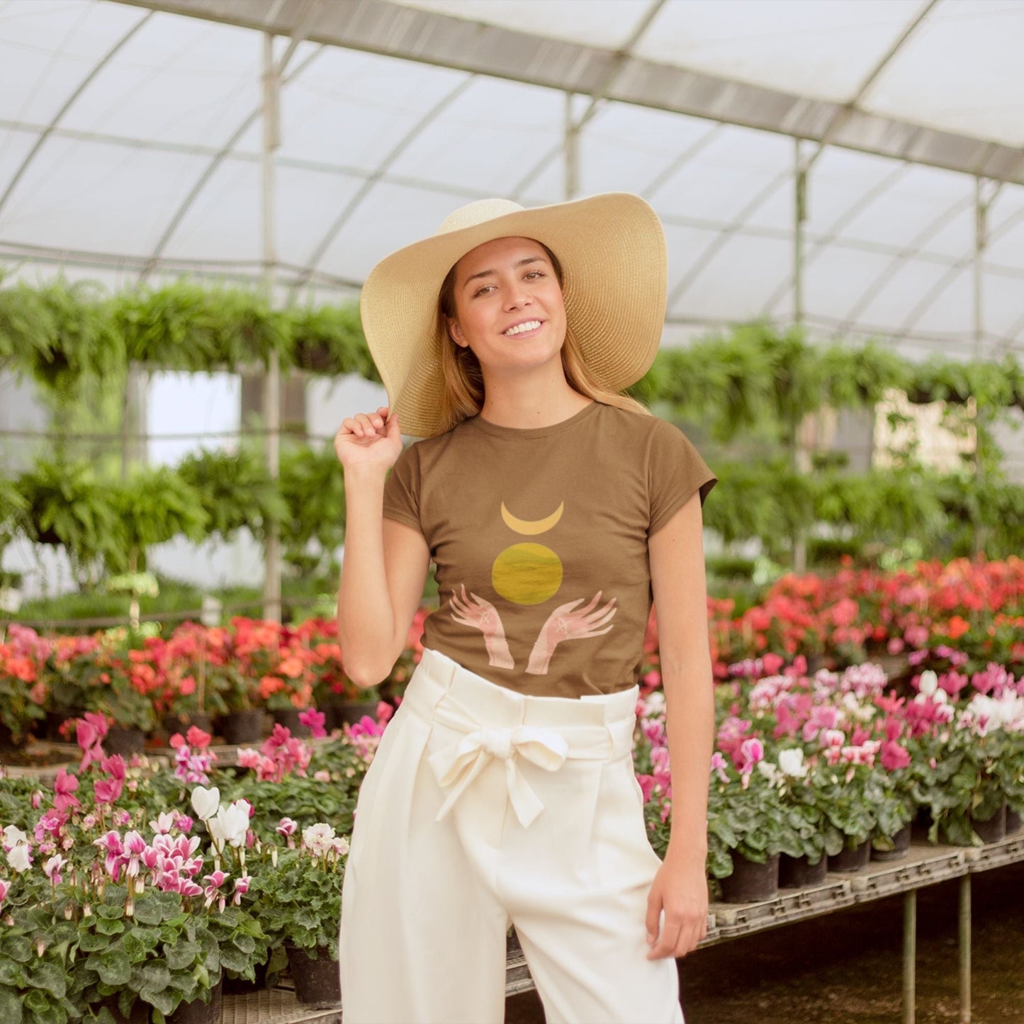 Organic Cotton T-shirt (Chocolate) - Dedais Slow Fashion