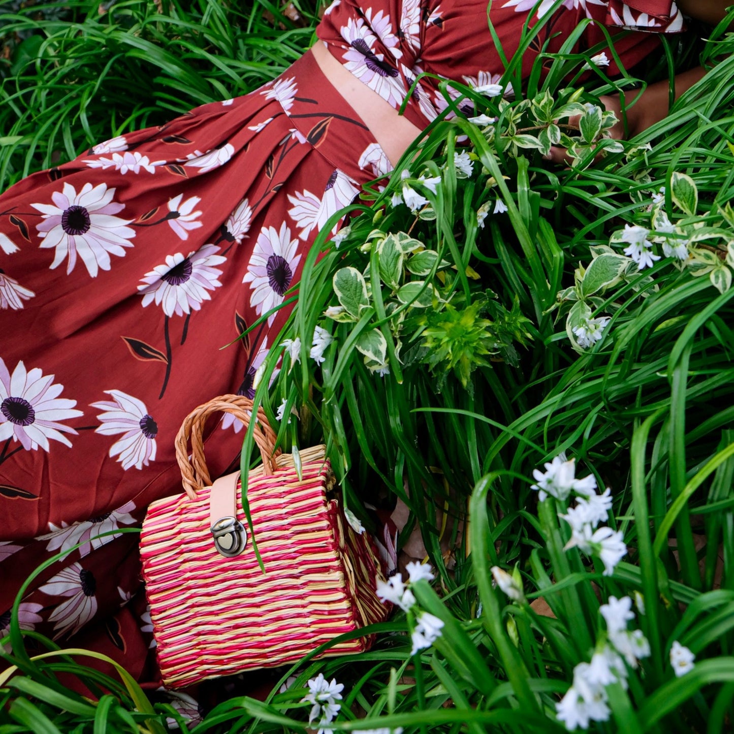 Carme Handmade Handbag Organic Reed
