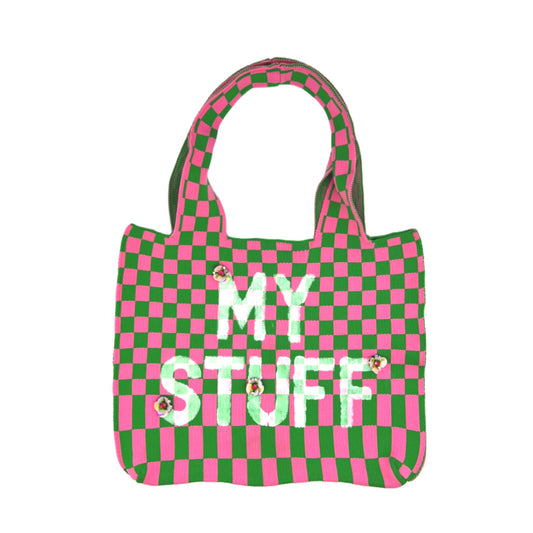 Oversized Knitted Tote Bag